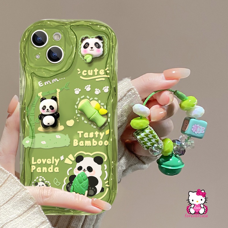 Ốp Điện Thoại Mềm Hình Gấu Trúc 3d Cho iphone xr x xs max 7 6s 6 8 plus 7plus 11 15 12 13 14 pro max se 2020