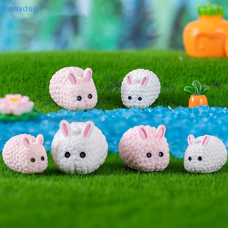 Benvdsg > Tượng Thỏ mini Bằng Nhựa resin Dễ Thương Trang Trí Tiểu Cảnh