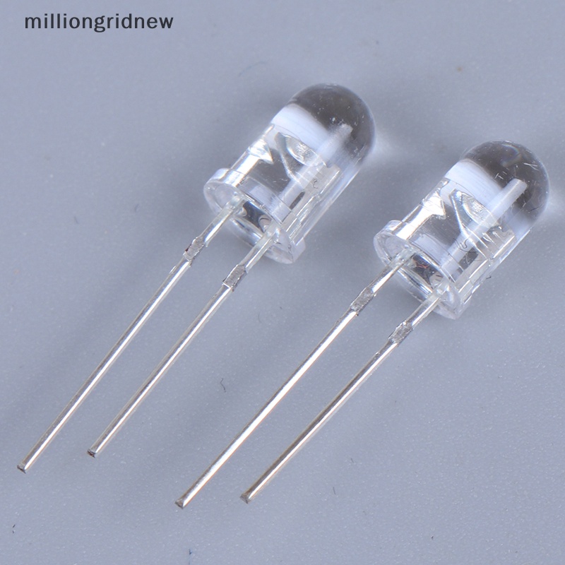 Set 100 Đi Ốt Đèn led 5mm Ánh Sáng Trắng / Xanh Lá / Vàng / Xanh Dương / Vàng / Trắng