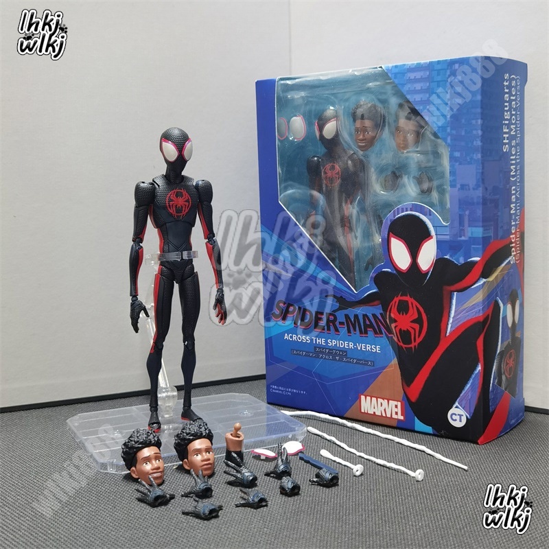 Người Nhện: Xuyên Qua con Nhện - verse peter b. Mô Hình Nhân Vật parker s.h.figuarts gwen stacy miles Chân Thật