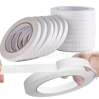 Cuộn băng keo giấy hai mặt 8m siêu mỏng diy
