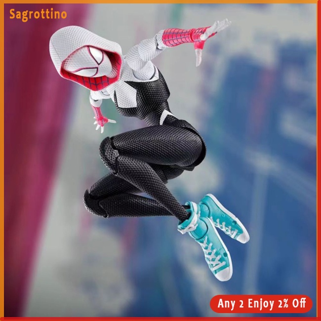 Mô Hình Nhân Vật Người Nhện Hoạt Hình shf spider-gwen Quà Tặng Trang Trí