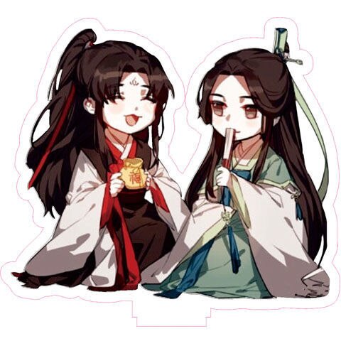 Mô hình Standee Hệ thống tự cứu của nhân vật phản diện Lạc Băng Hà Thẩm Thanh Thu manhua chibi BL decor góc học tập