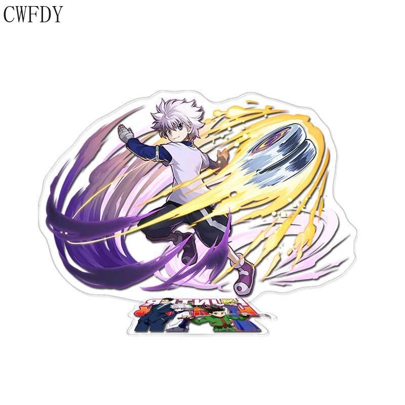 Mô hình Standee Anime Hunter X Hunter Acrylic Stand Model Hisoka Killua Gon Freecss Desk Decor Plate Action Figure 15cm