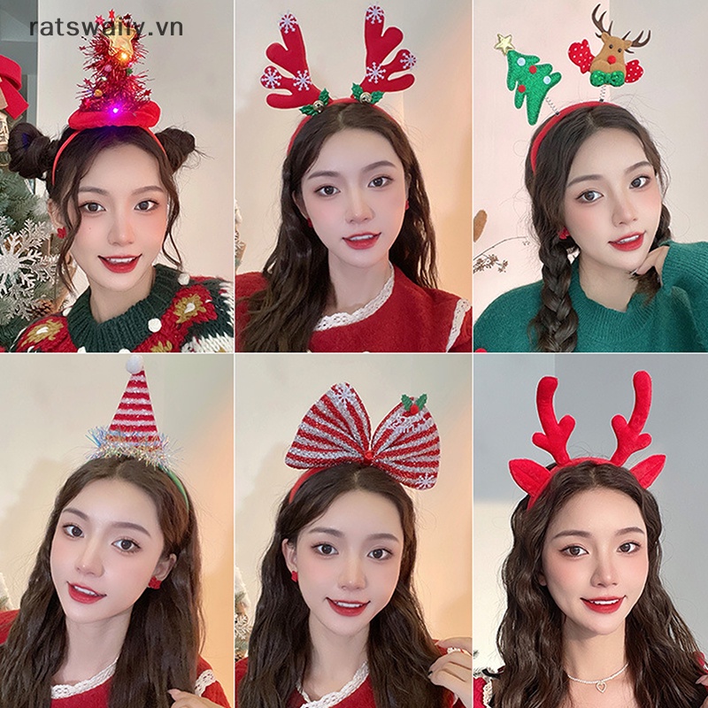 Băng Đô Cài Tóc Trang Trí Giáng Sinh Năm Mới 2023