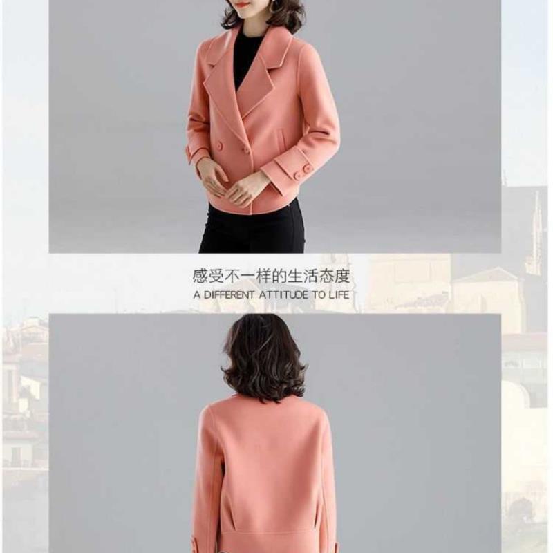 Áo Khoác Len Ôm Dáng Thời Trang Xuân Thu 2023 Cho Nữ