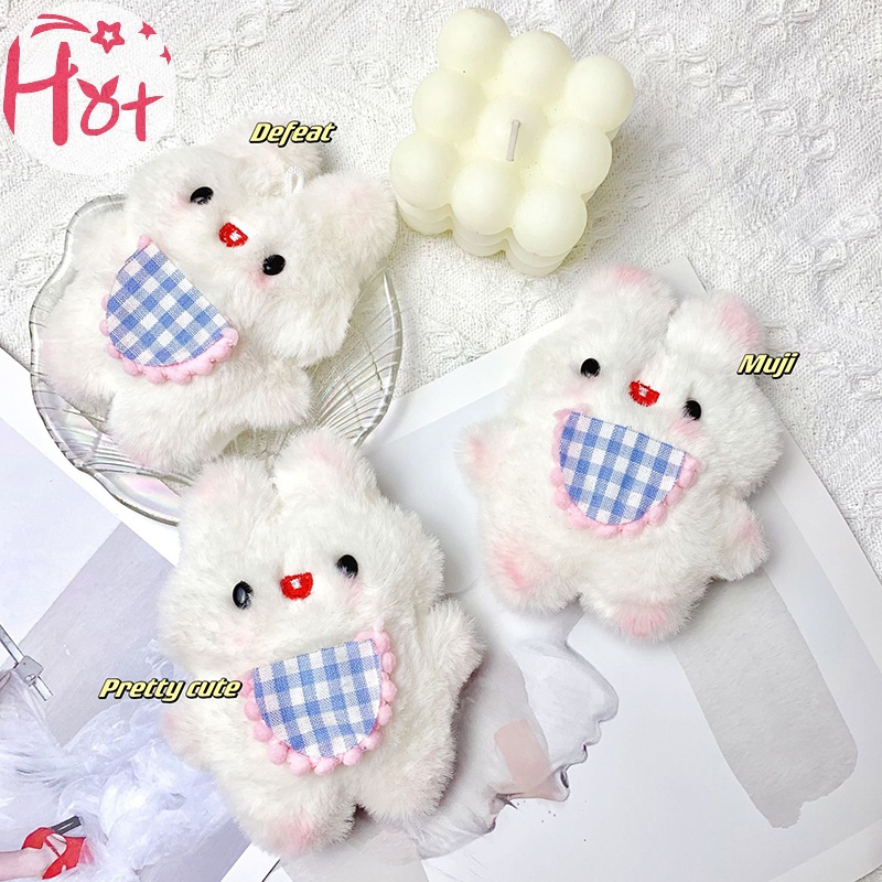 Jr Móc Khóa Hình Thỏ Nhồi Bông Đáng Yêu