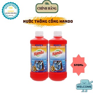 Nước thông cống Hando 570ml hàng xuất khẩu