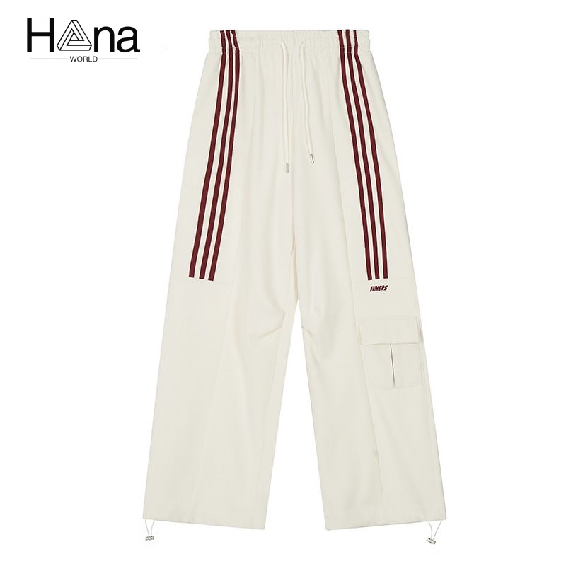 Hana quần ống rộng Quần Túi Hộp Độc đáo Thanh lịch Thông thường Thoải mái WGK23A07TU 41Z231013