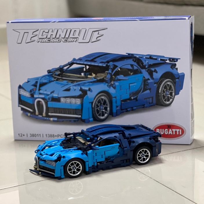 Đồ chơi lắp ráp lego siêu xe Bugatti tỉ lệ 1:14 kích thước 33x16,7x10cm, 1388 PCS
