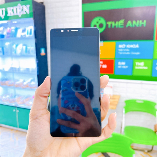 Màn hình Samsung A8 Star  đã test, hiển thị đẹp.