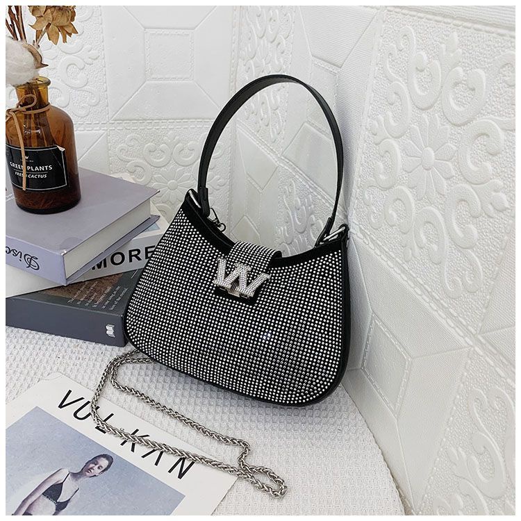 Túi Đeo Chéo Đính Kim Cương Sáng Bóng Phong Cách Thời Trang Mới 2023 Dành Cho Bạn Nữ ar