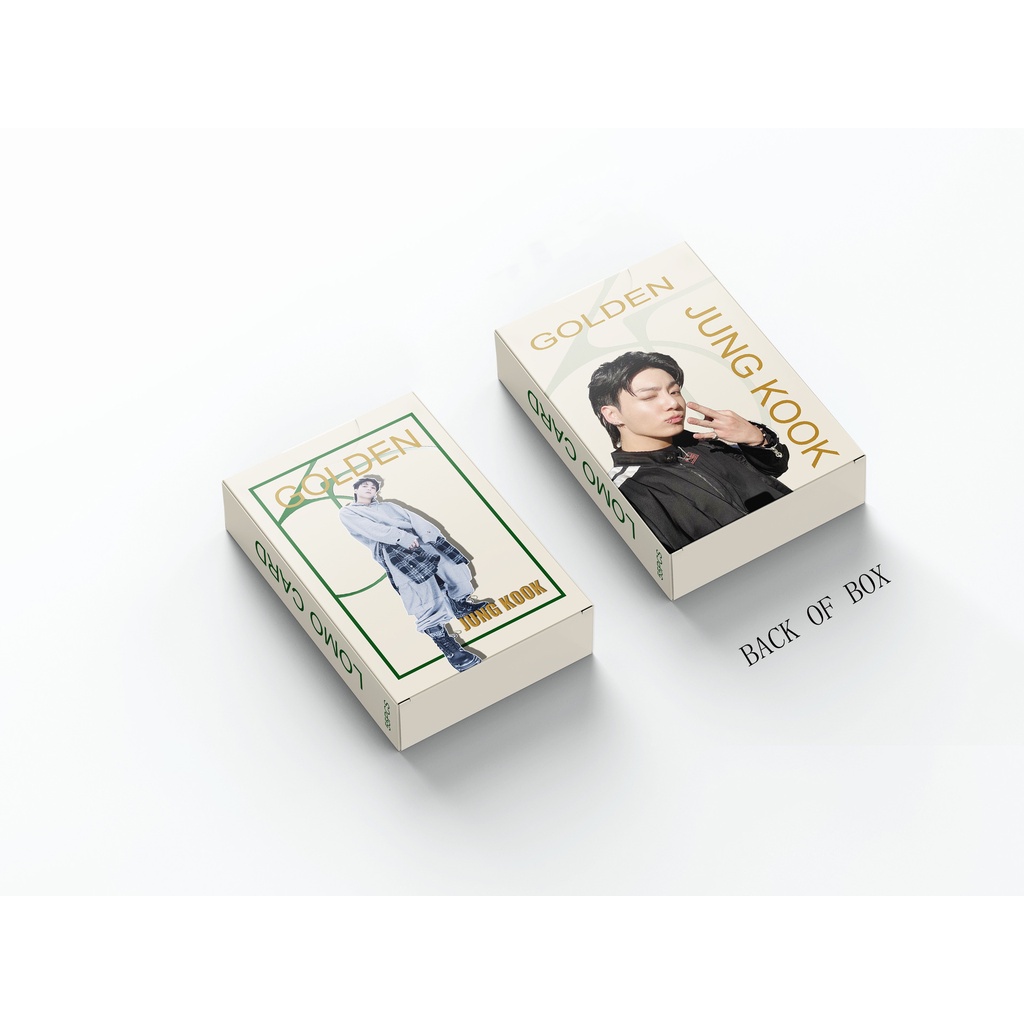 Hộp 55 Ảnh lomo card jungkook Nhóm bts