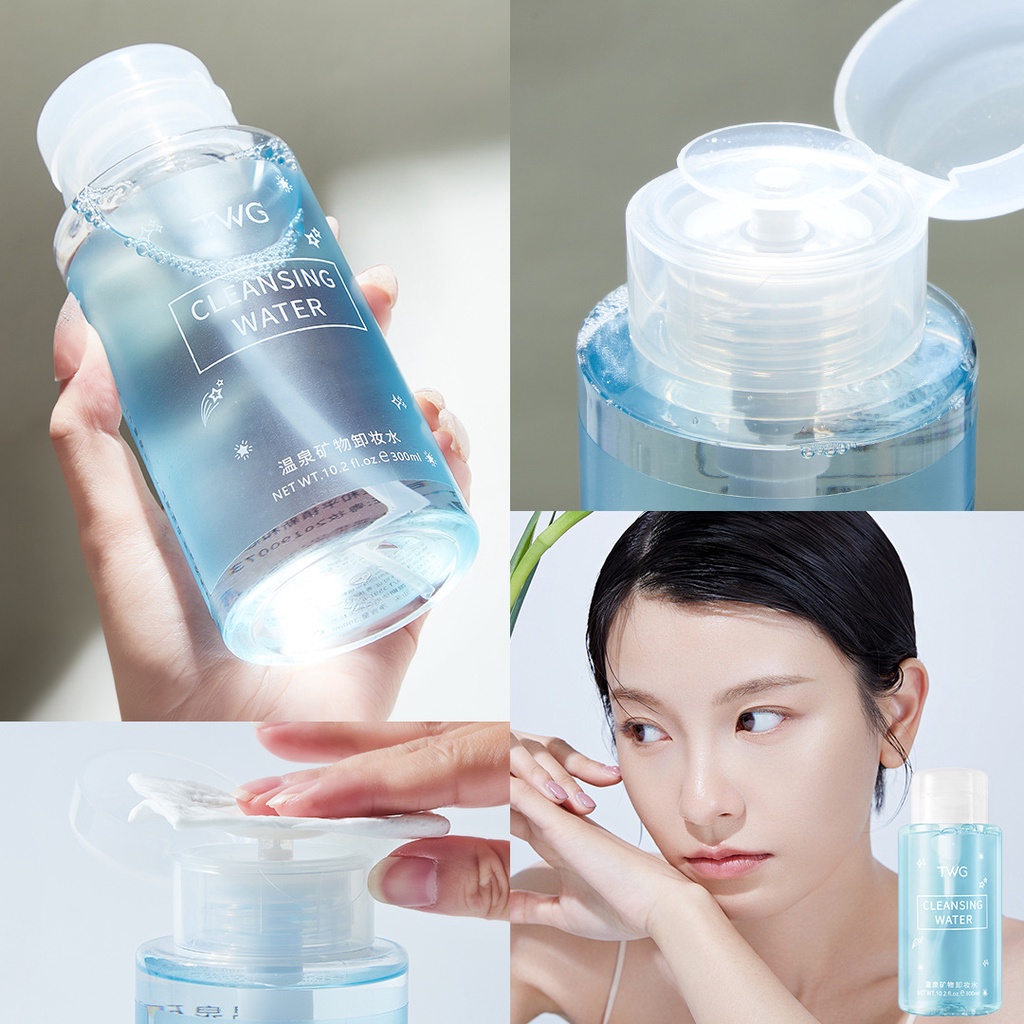 Tẩy Trang Nắp Nhún Maycreate 300ml Hàng Nội Địa Trung/Nước Tẩy Trang Axit Amin Dịu Nhẹ Làm Sạch Da Mặt Mắt Môi Cho Nam Nữ
