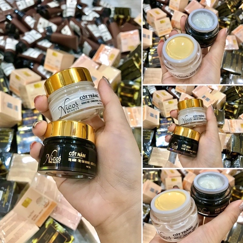 Cốt Nám Đông Y Nicos dưỡng trắng