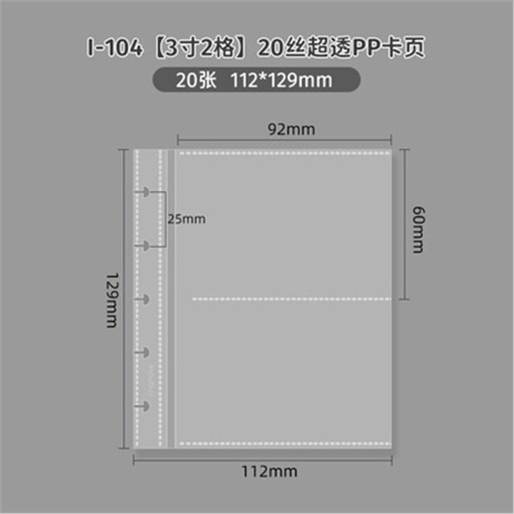 Hộp Đựng Thẻ Để Bàn 10cm 2 Ngăn Trong Suốt Đơn Giản