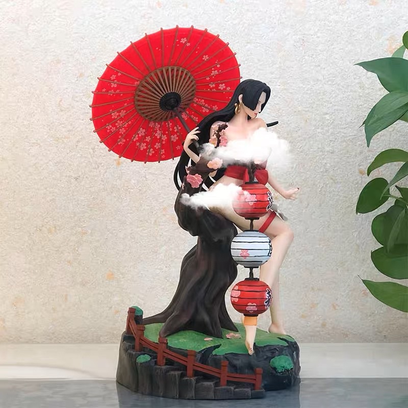 MÔ HÌNH FIGURE Boa Hancock mặc yếm sexy hở bạo  One Piece  - Trùm Figure Giá Rẻ tặng kèm ô tô