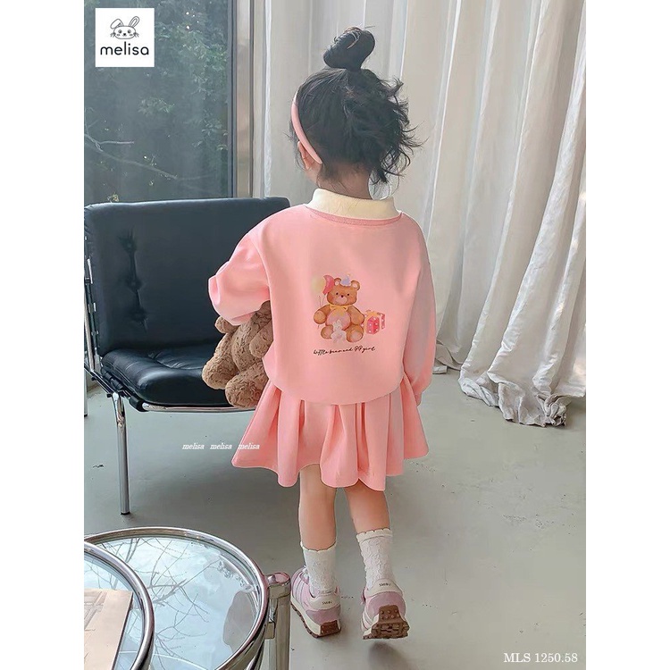 Bộ Thu Đông Bé Gái Màu Hồng 12-45kg  -  Nụ Nọng Kids