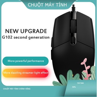 Chuột Gaming Logitech G102 Gen 2 Lightsync Bản Nâng Cấp Mới Nhất - Hàng Chuẩn . Độ nhạy thiết kế cho game