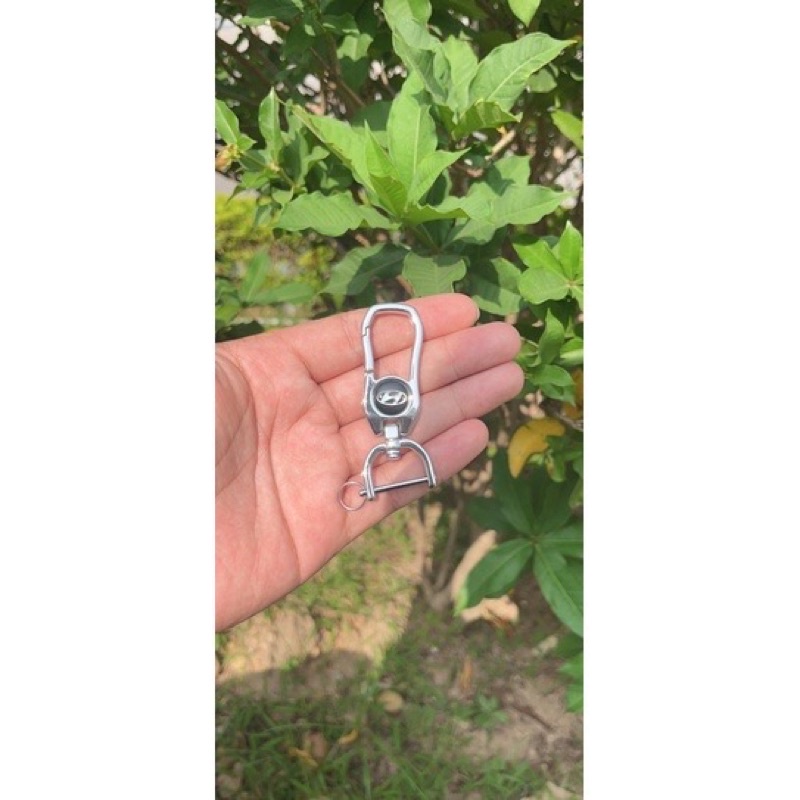 Bao da chìa khoá xe huyndai creta 4 nút chất liệu da bò khâu tay nguyên miếng