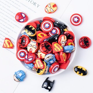 1 Phụ Kiện Trang Trí Giày Dép crocs Hình Siêu Anh Hùng / Siêu Nhân / captain america / iron man / batman diy
