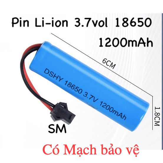 Pin sạc xe điều khiển nhiều loại Ni-Cd, Li-ion,3,6 V 4.8V 6V, 7,2V  cổng SM