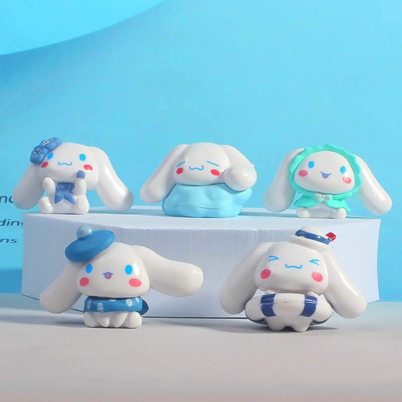 Set 5 Đồ trang trí Nhân Vật Phim Hoạt Hình sanrio Đáng Yêu
