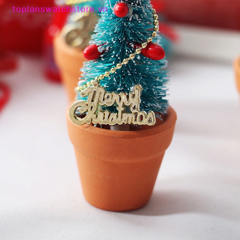 Toplanswatchstore Mô Hình Cây Thông Noel Mini Tỉ Lệ 1: 12 Trang Trí Nhà Búp Bê vn