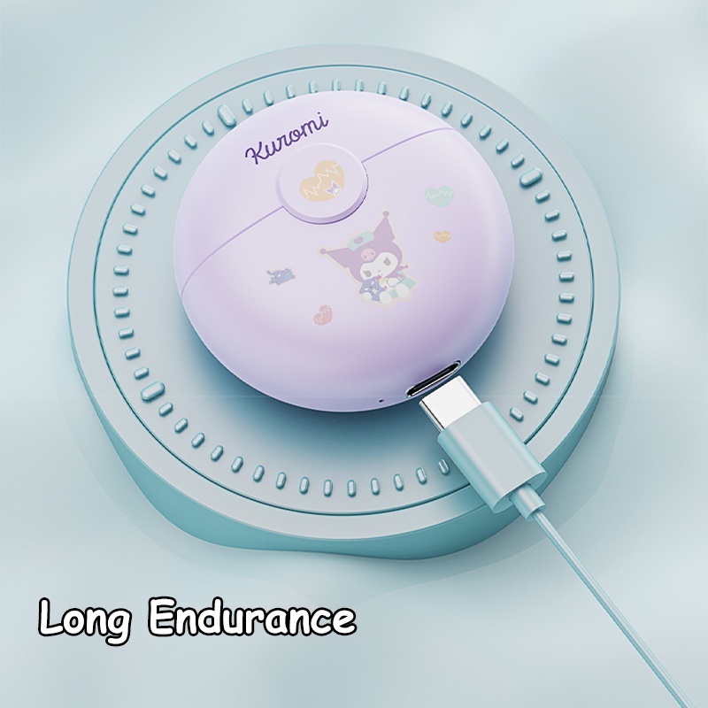 Sanrio Tai Nghe Không Dây yp-19 bluetooth 5.2 Âm Thanh hifi Hình hello kitty Siêu Dễ Thương Giảm Tiếng Ồn