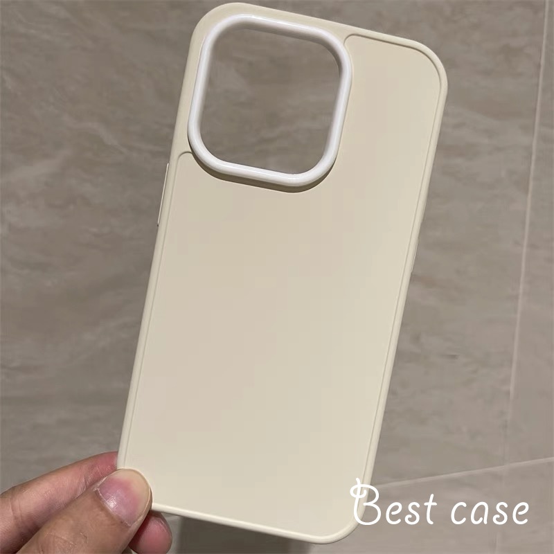 Ốp Điện Thoại Mềm Mặt Nhám Màu macaron Cho iphone 11 12 13 14 15 pro max