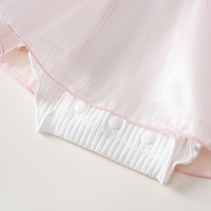 BODY NƠ KÈM MŨ COTTON PHỐI TƠ MỀM QUẢNG CHÂU