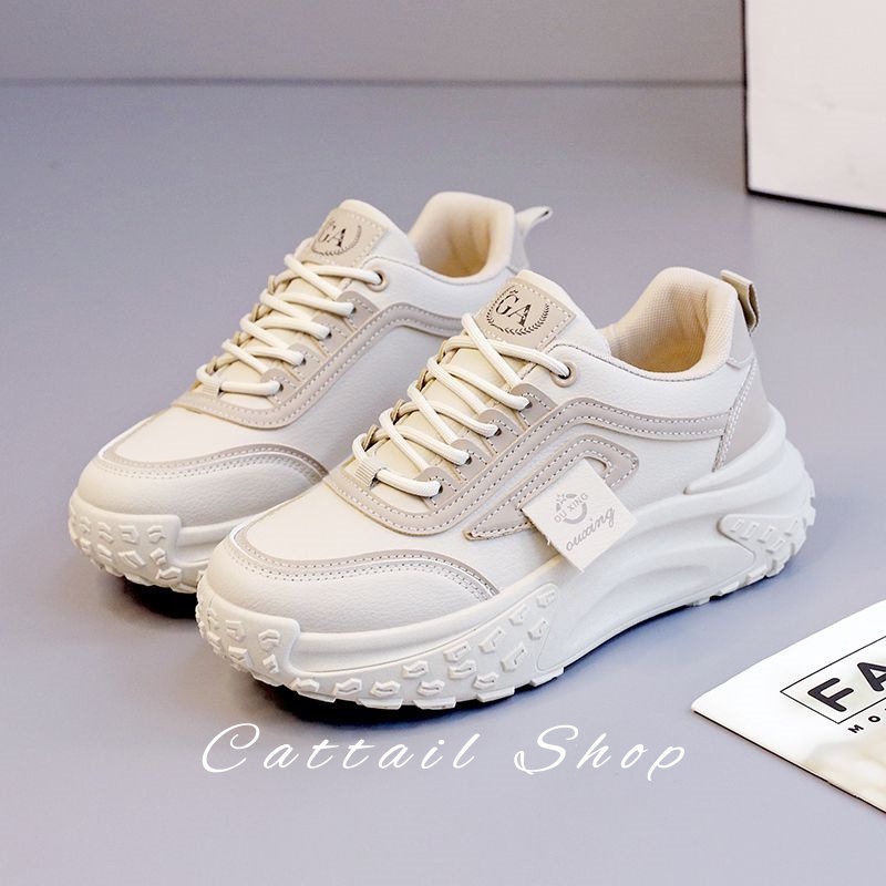 Cattail giày thể thao nữ giày sneaker nữ Thoáng Khí 2023 hot trend  Hợp thời Thấm hút mồ hôi Đường may tỉ mỉ Phong cách FYD23A0ODS 42Z231021