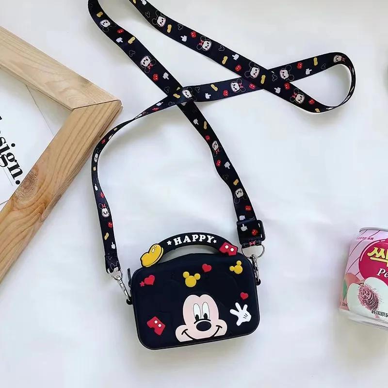 DISNEY Mới Túi Đeo Chéo Hình Chuột mickey Dễ Thương Cho Bé