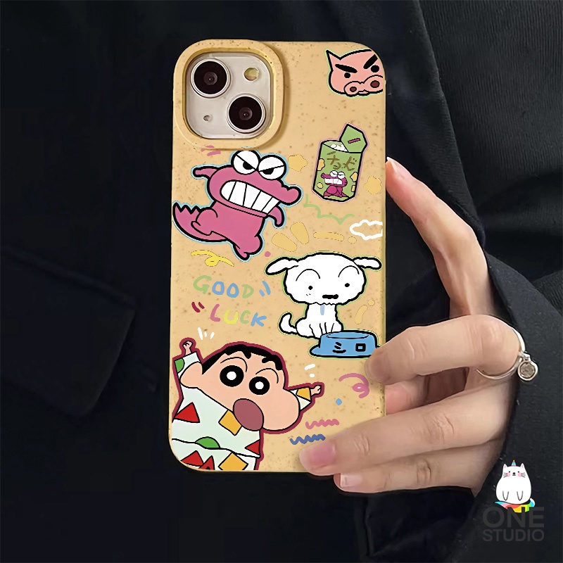 Ốp Điện Thoại Silicon Mềm Chống Sốc Hình shin-Chan Cho iphone15promax 14promax 14 x xs xr xs max 13 13 pro 1313 pro max 12 11 7 8plus Hoạt Hình