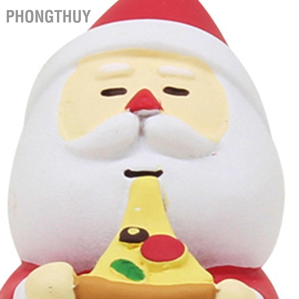 Mô hình ông già Noel mini dễ thương để bàn trang trí Giáng sinh cho bữa tiệc Nhà búp bê
