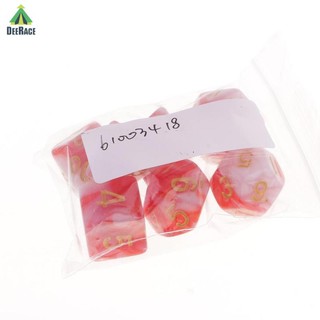 [Lzdjfmy1] Gói 7 Xúc Viền Đa Diện Cho Trò Chơi Đảng Bộ Đồ Chơi Đỏ Trắng