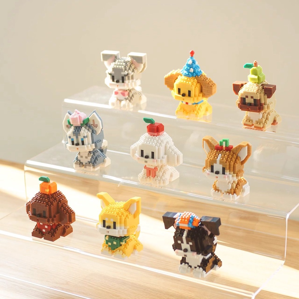 Bộ Búp Bê Chó shiba inu Nhồi Bông Nhỏ Tự Làm Thủ Công Dùng Để Trang Trí