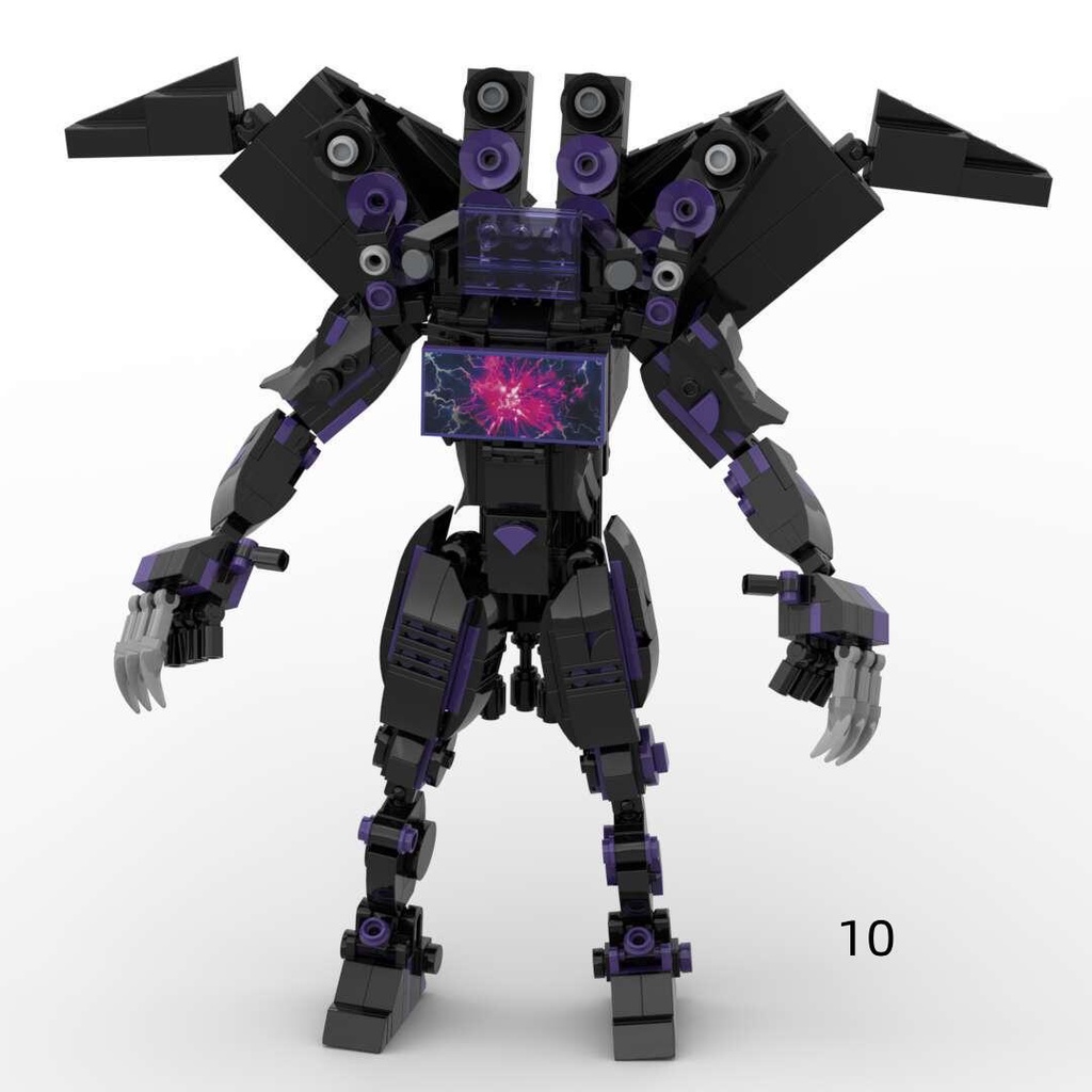 Tương thích LEGO Titan Skibidi Nhà vệ sinh Moc Khối Titan Cameraman Skibidi Monitor Robot Boy Đồ chơi