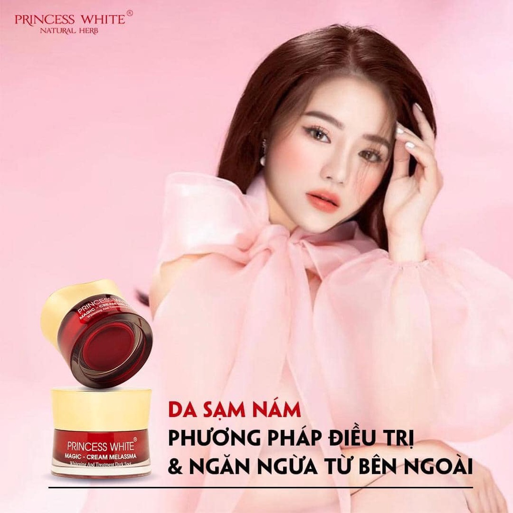 Kem ngăn ngừa nám Magic Princess White 22gram