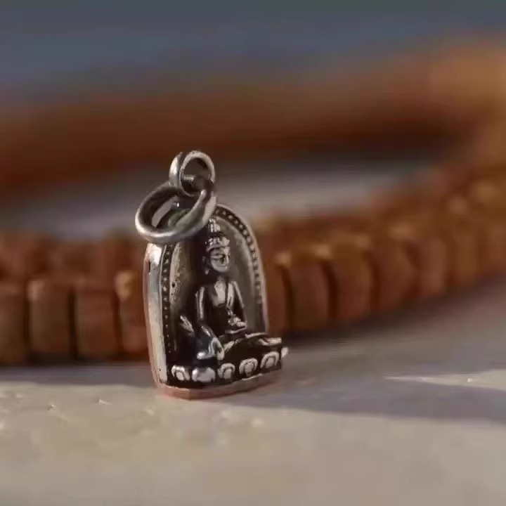 Vòng Đeo Tay 108 Hạt Phong Cách Phật Giáo Tây Tạng amitabha