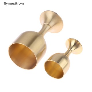 Cốc Thủy Tinh Uống Rượu cocktail Bằng Đồng Thau