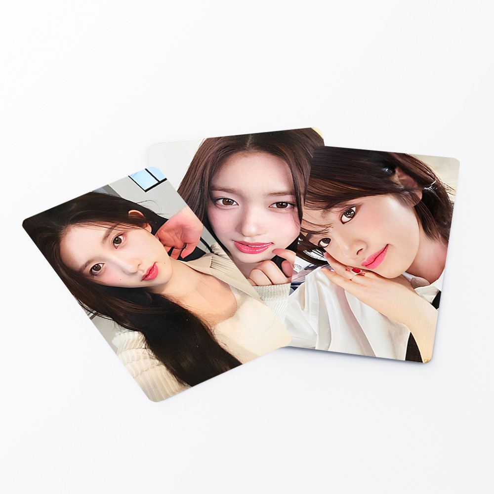 Bộ 55 Thẻ Hình Ca Sĩ kpop I 'Ve Thẻ Yêu Thích wonyoung yujin liz 1st ep I' Ve mine