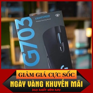 Chuột không dây máy tính g703 hero lightspeed wireless có led