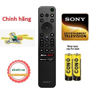 Điều khiển remote từ xa dùng cho tivi sony có giọng nói - tx800p - hàng chính hãng - tặng kèm pin