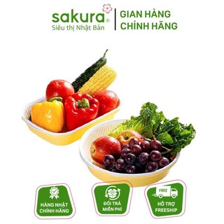 Giá đựng hoa quả 2 lớp nội địa Nhật Bản