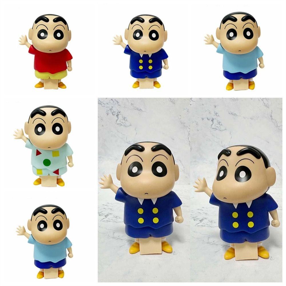 Mmluck nohara shinnosuke Đồ Chơi Mô Hình Nhân Vật shin-chan Bằng pvc Trang Trí Làm Quà Sinh Nhật