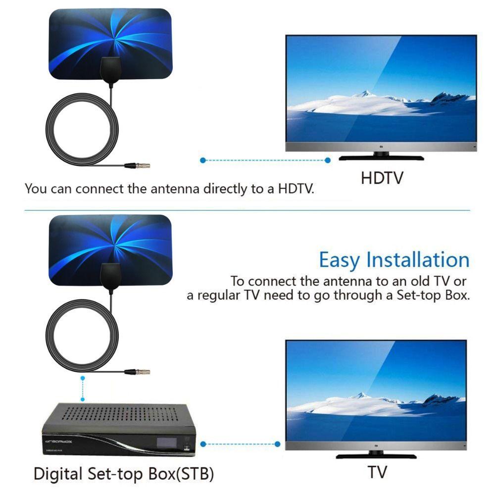 Ăng Ten tv Kỹ Thuật Số Trong Nhà Thu Tín Hiệu dvb-t dvb-t / t2 hdtv Và Phụ Kiện