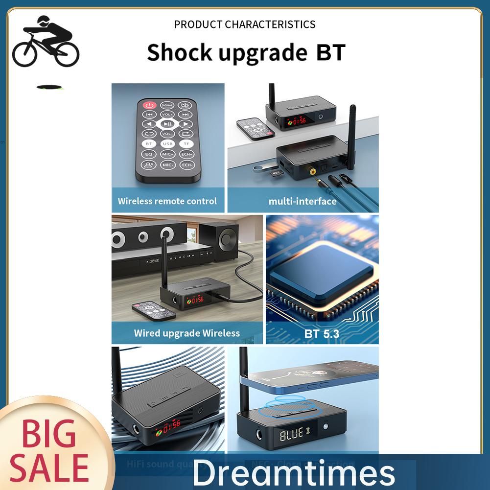 Nfc Bộ Thu Phát bluetooth 5.3 3.5mm aux