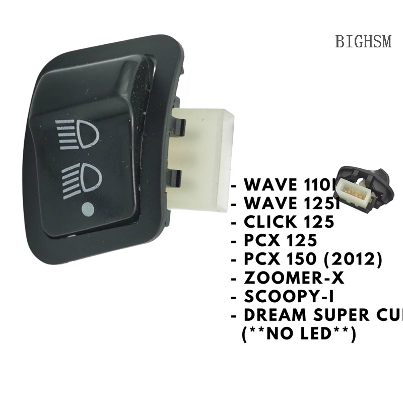 Bighsm Công Tắc Đèn Pha / Xi Nhan / Còi Xe Máy honda skk