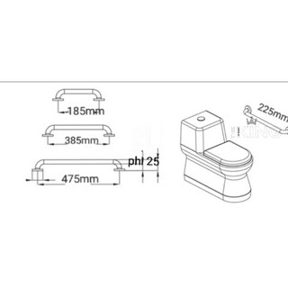 TAY VỊN inox 304-PHI 25 MM